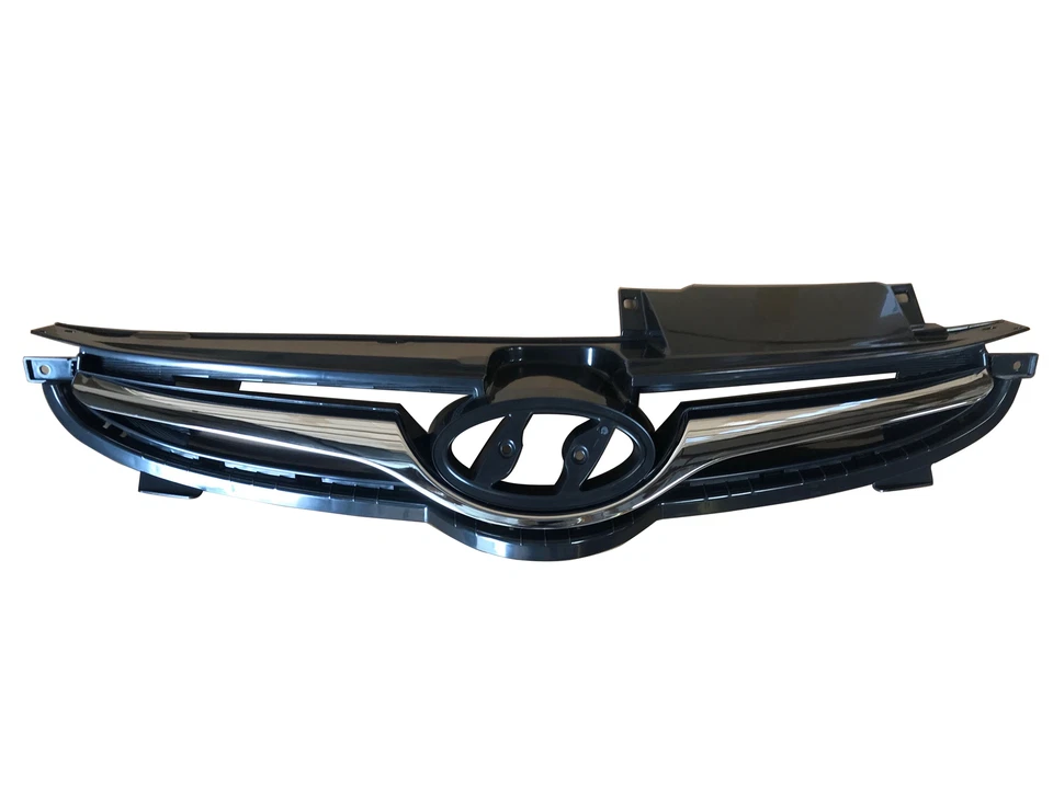 For 2014 2016 Hyundai Elantra Sedan Front Upper Grille Assembly Chrome Factory - Image 2 of 4