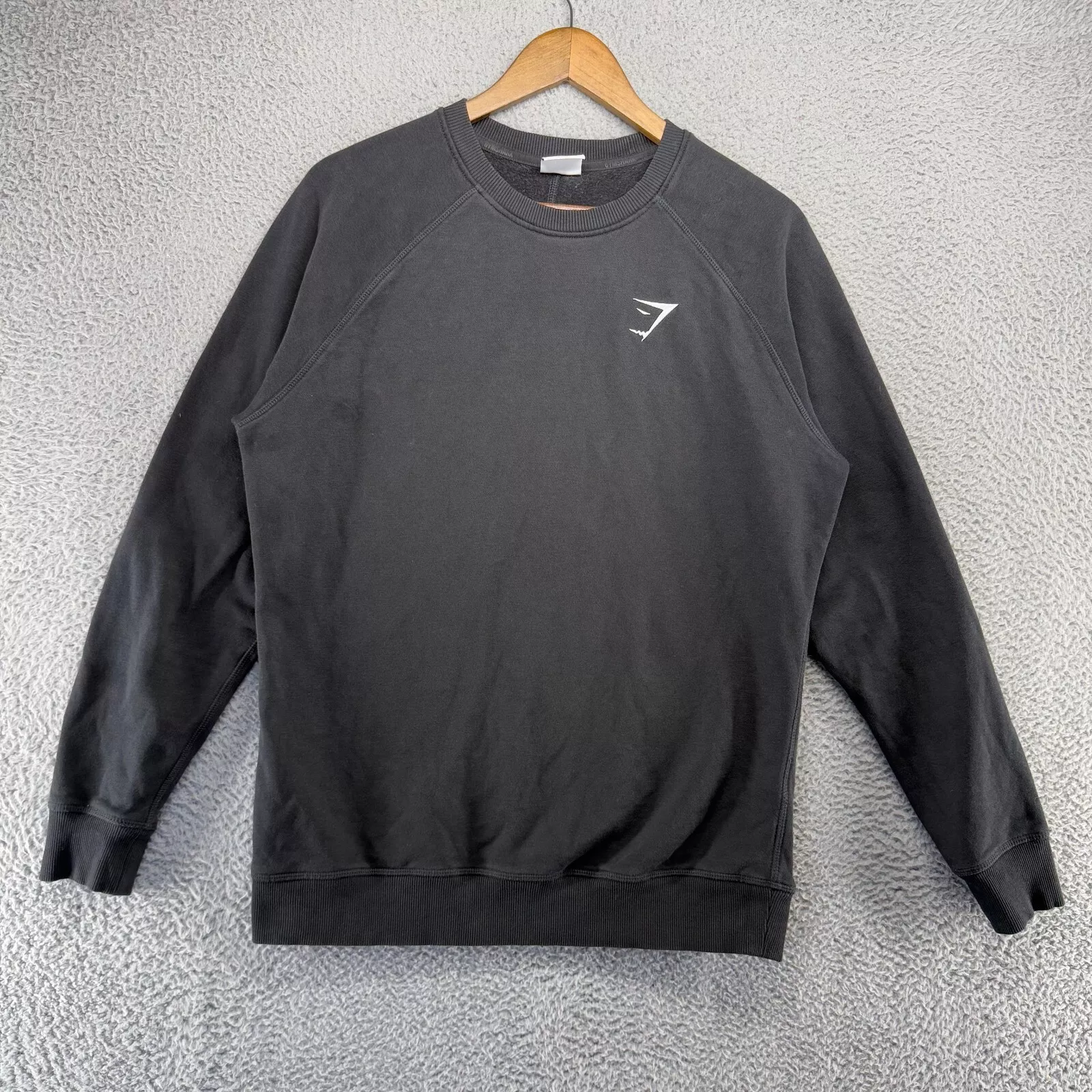 gymshark crewneck embroidered logo gym workout sweatshirt