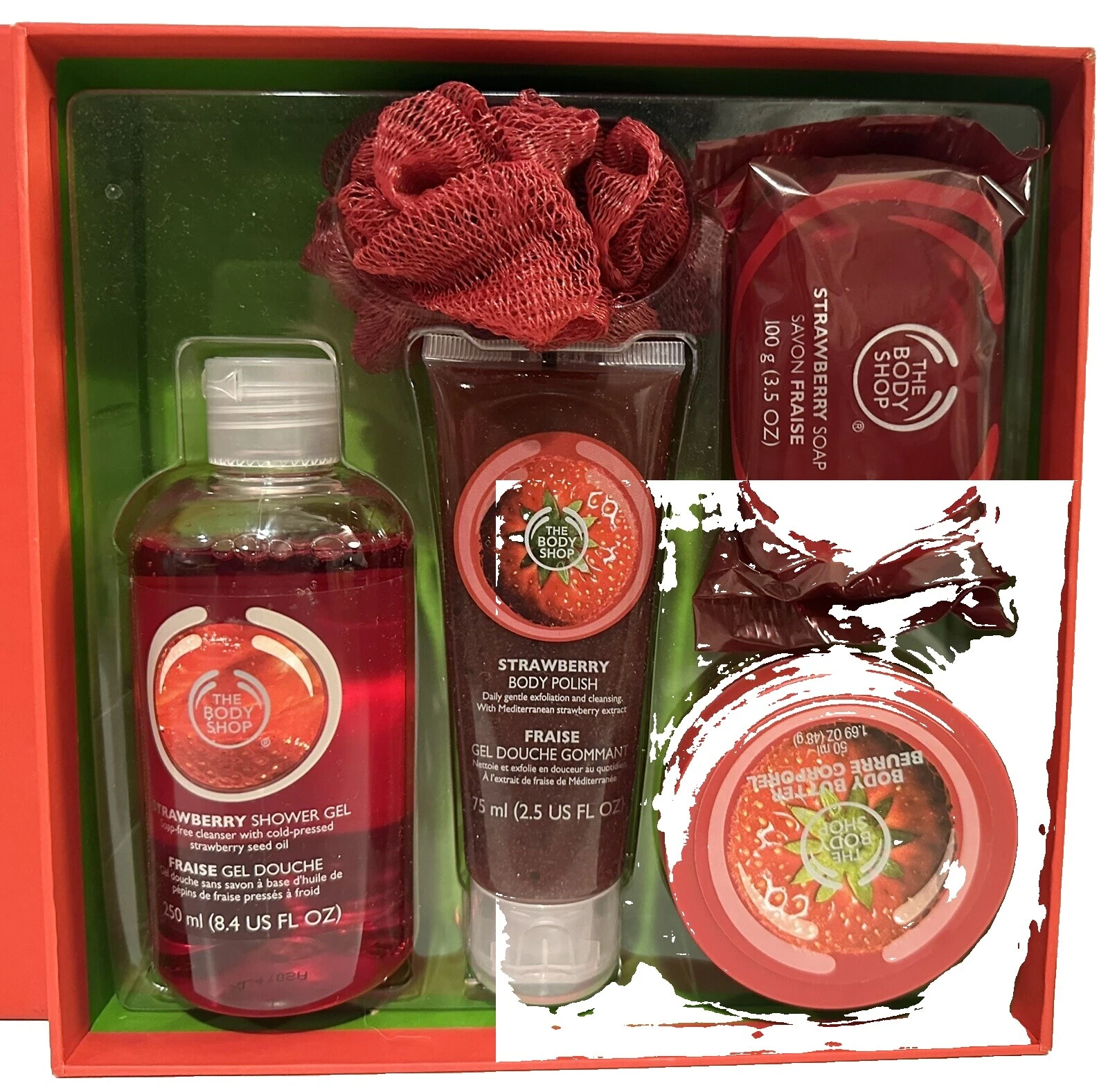 Aroma de fresa The Body Shop Kits y juegos de Baño