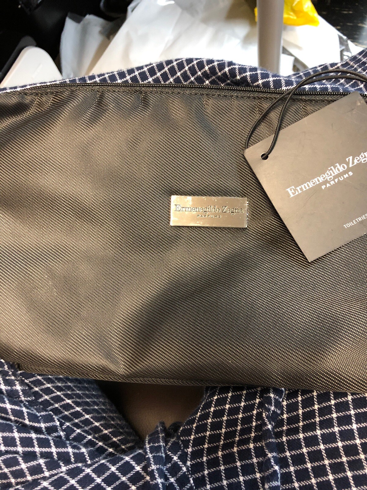 NWT ERMENEGILDO ZEGNA Parfums Men Travel Bag Travel Luggage Carry On