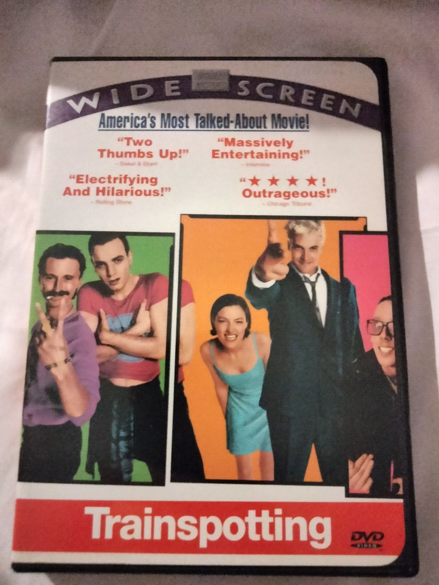 TRAINSPOTTING dvd 1998 WS Danny Boyle cult MIRAMAX drug drama