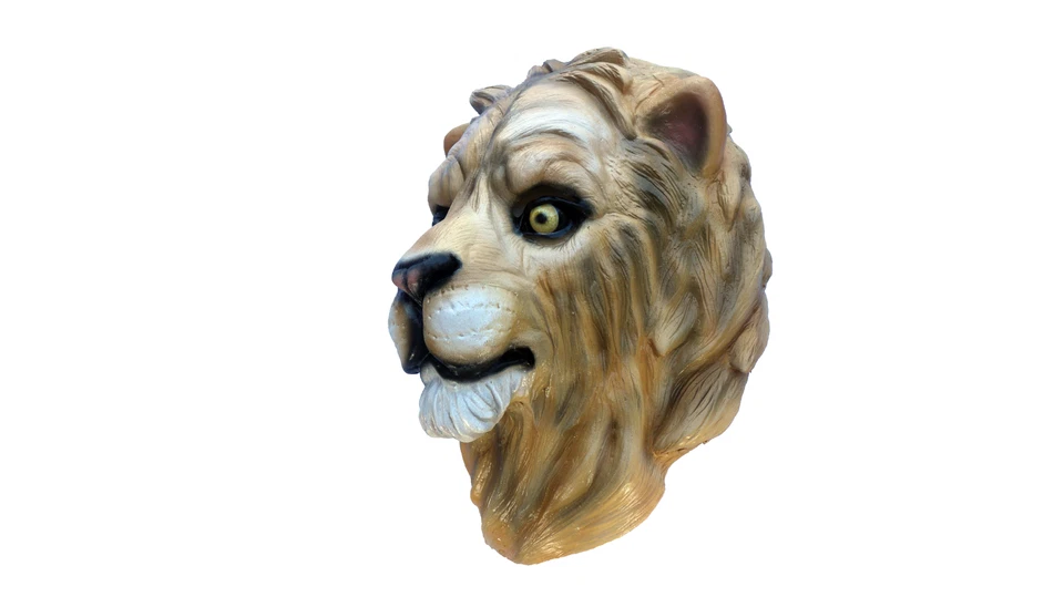 Ghoulish Productions Lion Latex Face Mask Horror Halloween Cosplay - Image 3 of 4