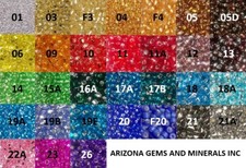 Japanese Seed Beads 11/0 Silver Lined 31 Colors  29 Gram Tubes 6" Tubes