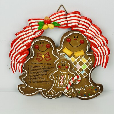 Gingerbread Cookies Stonewear Hanging Christmas Decoration With Cookie Recipe