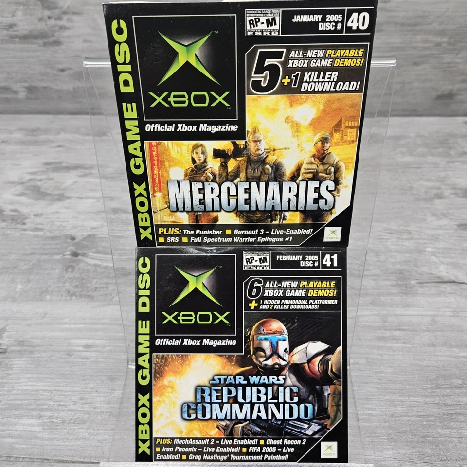 Official Xbox Magazine Demo Game Disc Lot (13) 2005 Complete Year + Holiday Disc - Image 2 of 4