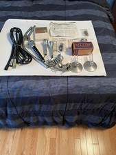 Lot of Vintage Microphone Equipment inc Univox Knight Shure