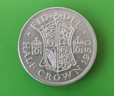 1950 George VI Half Crown Coin Uncirculated #1560c