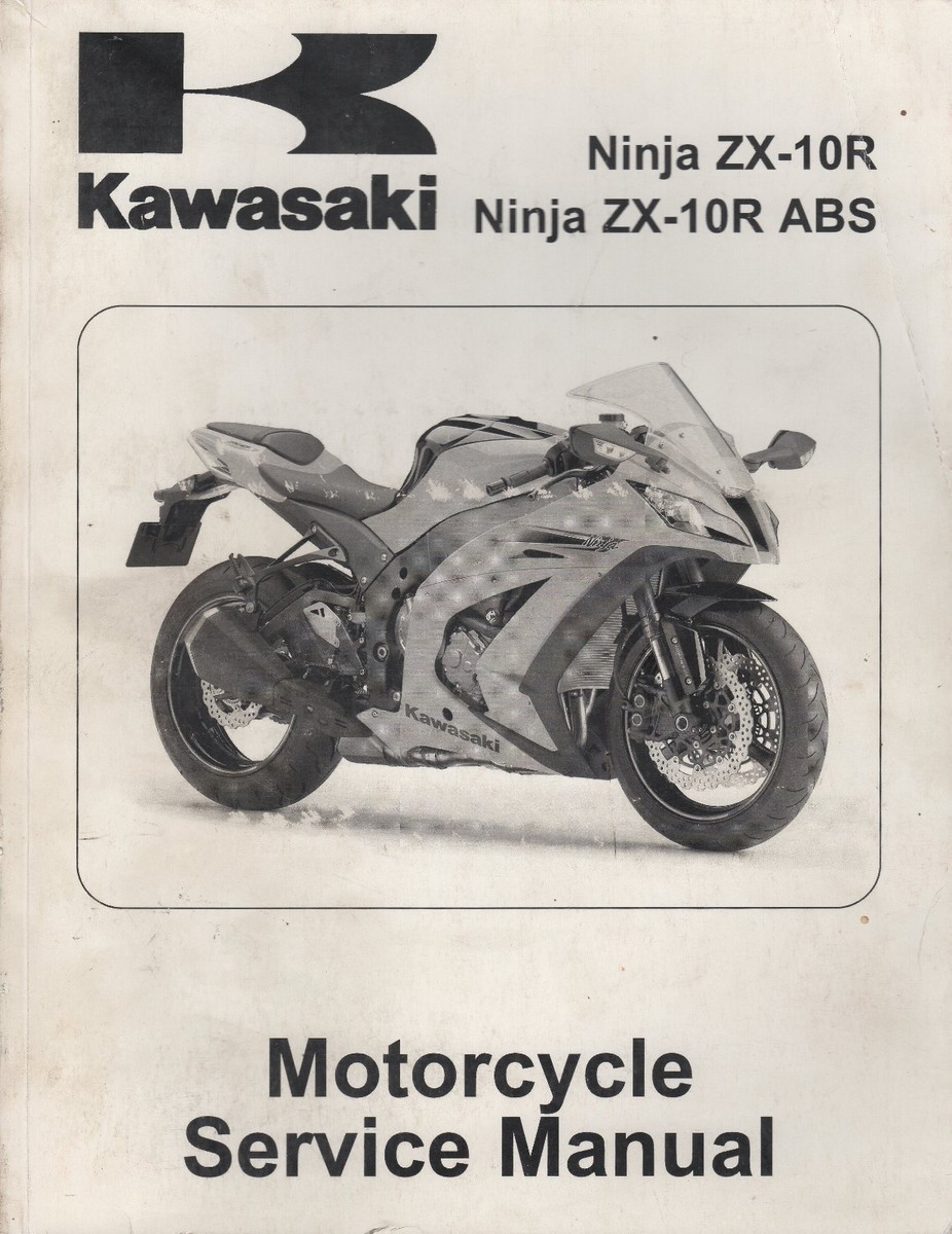 k 2011 KAWASAKI MOTORCYCLE NINJA ZX-10R ABS SERVICE MANUAL 99924