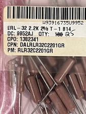 RLR32C2201GR 2.2K OHM 2% 1W METAL FILM RESISTOR AXIAL VISHAY (LOT OF 1)