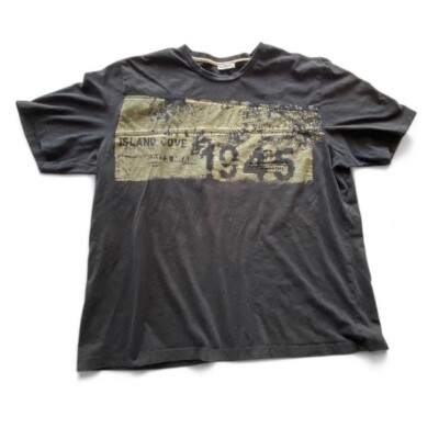 Vintage Balmain Cove Island 1945 T-shirt Size 2XL 