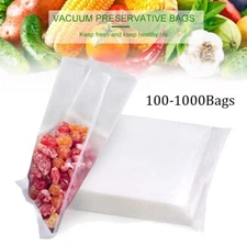 100-1000 Vacuum Seal Bags Quart 8x12 Food Saver Vacuum Sealer Storage Bags 4 Mil