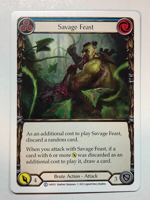 Flesh And Blood History Pack Vol.1 Savage Feast (Blue) 1HP021 NM/M