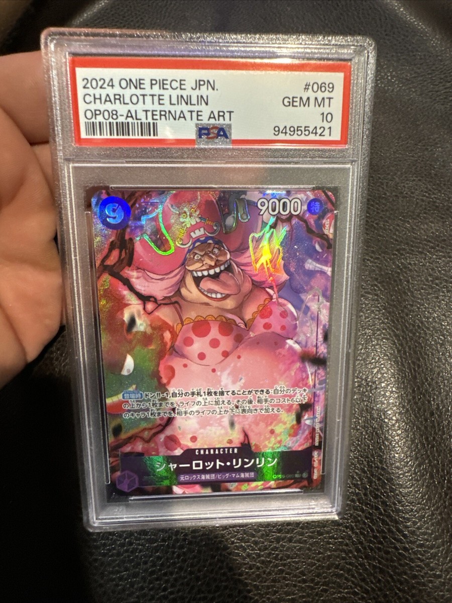 PSA 10 Charlotte Linlin OP08-069 Alt Art One Piece Card PSA 10 Charlotte Linlin OP08-069 Alt Art One Piece Card