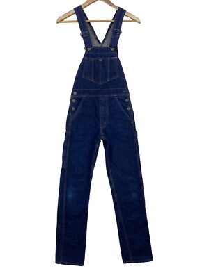 Big John Overalls Size W27xL30.5 Vintage Big John Denim Bib
