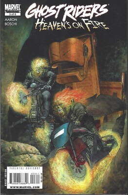 GHOST RIDER HEAVEN'S ON FIRE #3 OF 6 (FN/VF) MARVEL COMICS, $3.95 FLAT ...