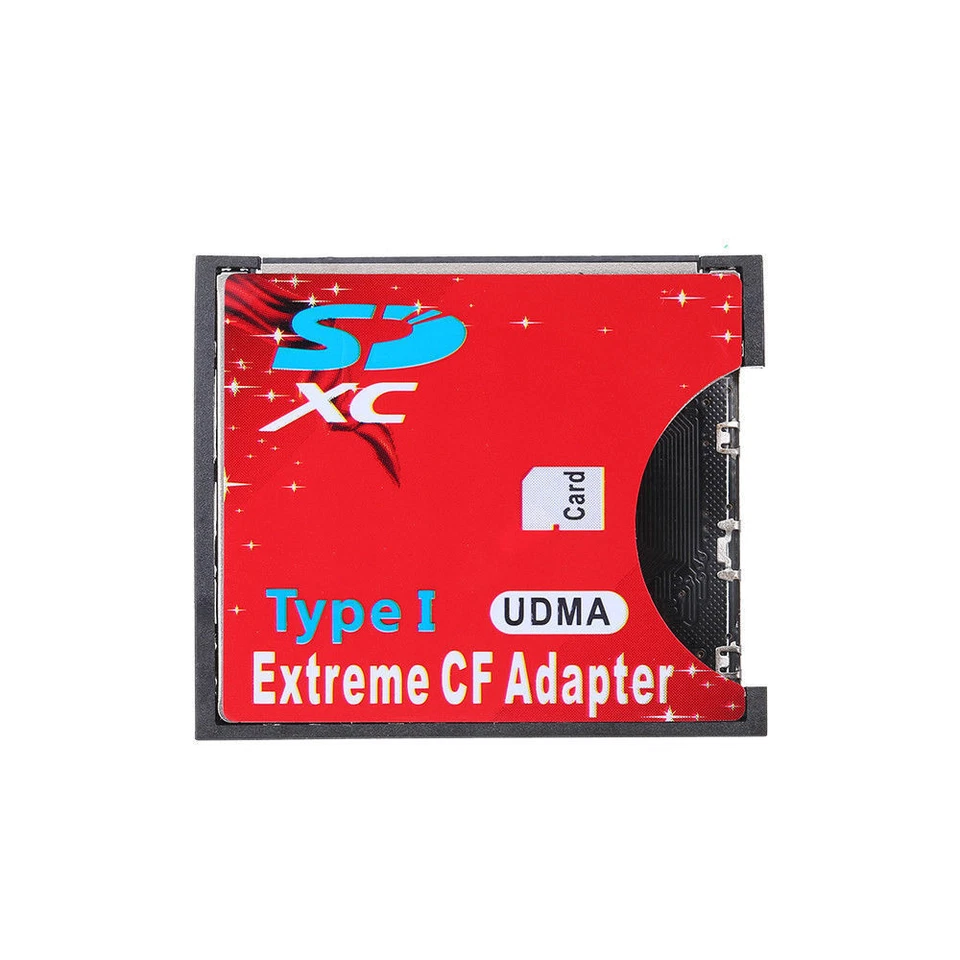 SDHC SD SDXC to CF Card Adapter Compact Flash Type I Card Converter Card Reader - Image 3 of 4