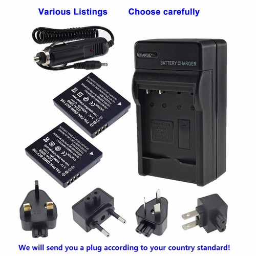 Battery or Wall Charger for OEM Panasonic DMWBCF10 BCF10E DMWBCF10PP