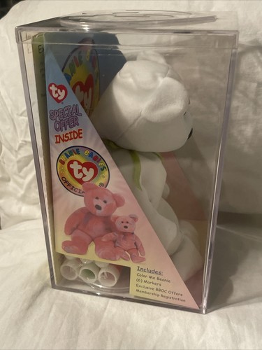 Color Me Ty Beanie Baby Birthday Kit - New IN ORIGINAL BOX Sealed Never Opened - Picture 5 of 13