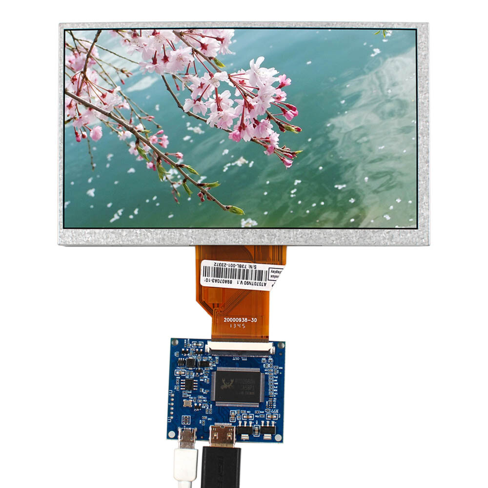 Mini HD DIY driver board with 7 inch LCD TFT Display Module 800x480 AT070TN90