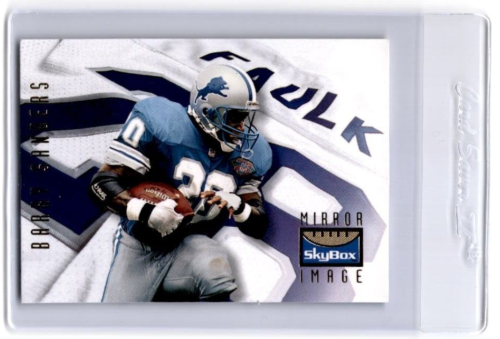 1995 Skybox Mirror Image #150 Barry Sanders & Marshall Faulk - Picture 1 of 2