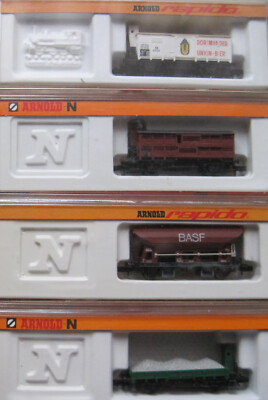 ARNOLD N, Konvulut, 4 Güterwagen, Nr.:4271, 4281, 4482, 4531