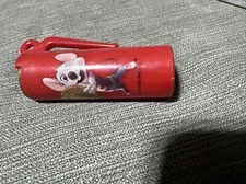 Vintage Chuck E. Cheese Showbiz Pizza Coin Tube Holder & 15 Cc , 5 D&B Coins