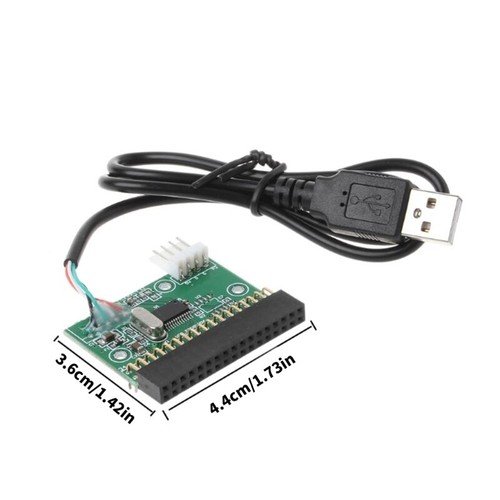 USB to 34Pin Floppy Drive Connector Disk to Floppy Disk PCB Board 1.44MB - Afbeelding 8 van 8