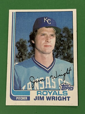 1982 Topps Jim Wright #362 Kansas City Royals 
