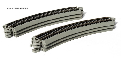 Bachmann H0 44501-A - E-Z Track-Set - 6x Curved Track, no OVP - Picture 2 of 3