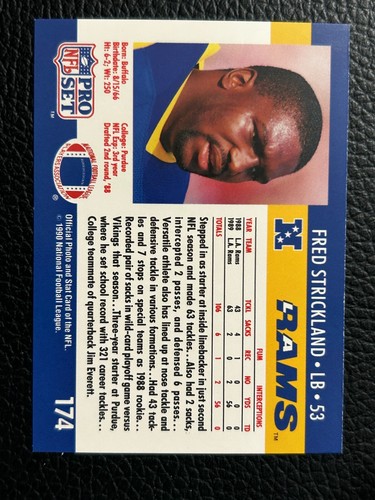 1990 Pro Set Football - - Pick A Card -#3 - #175 +LL +RC +HOF - Picture 465 of 471