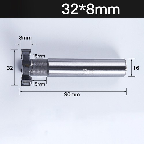 Carbide Tipped T-Slot End Mill Woodruff Keyseat Cutter16-32mm Metal Cutting Tool - Picture 57 of 61