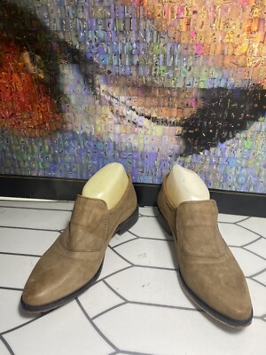 Free People Brady Suede Tan Pointed Toe Loafers Shoes Size US