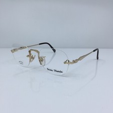 New Vintage Beau Monde Westbury Eyeglasses B C. YG Shiny Gold 51-20-140mm Japan