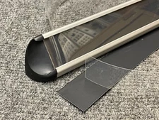 Vidmar Paper and Clear Plastic Cover Drawer Label Edge Backing Stanley BLACK