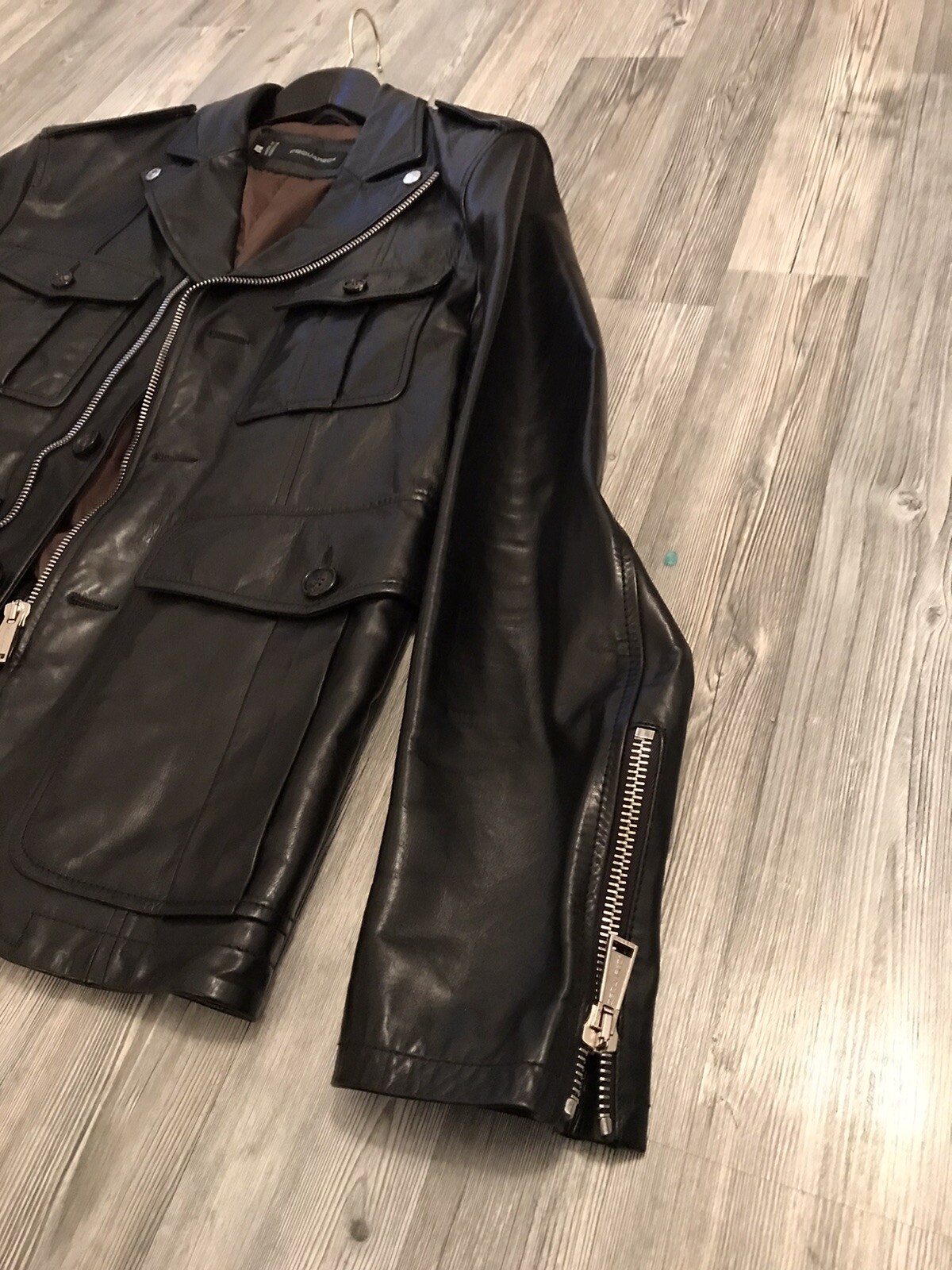 dsquared lederjacke