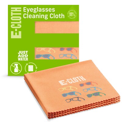 E-Cloth Glasses Cloth, Premium Microfiber Cleaning Cloth, Ideal for Eyeglass