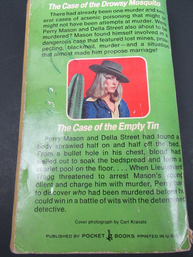 Eric Stanley Gardner The Case of the Drowsy Mosquito Book - Picture 2 of 7