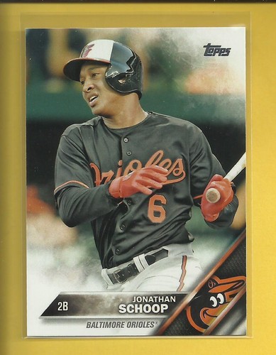 Jonathan Schoop 2016 Topps Series 1 Card # 295 Baltimore Orioles Baseball MLB - 第 1/2 張圖片