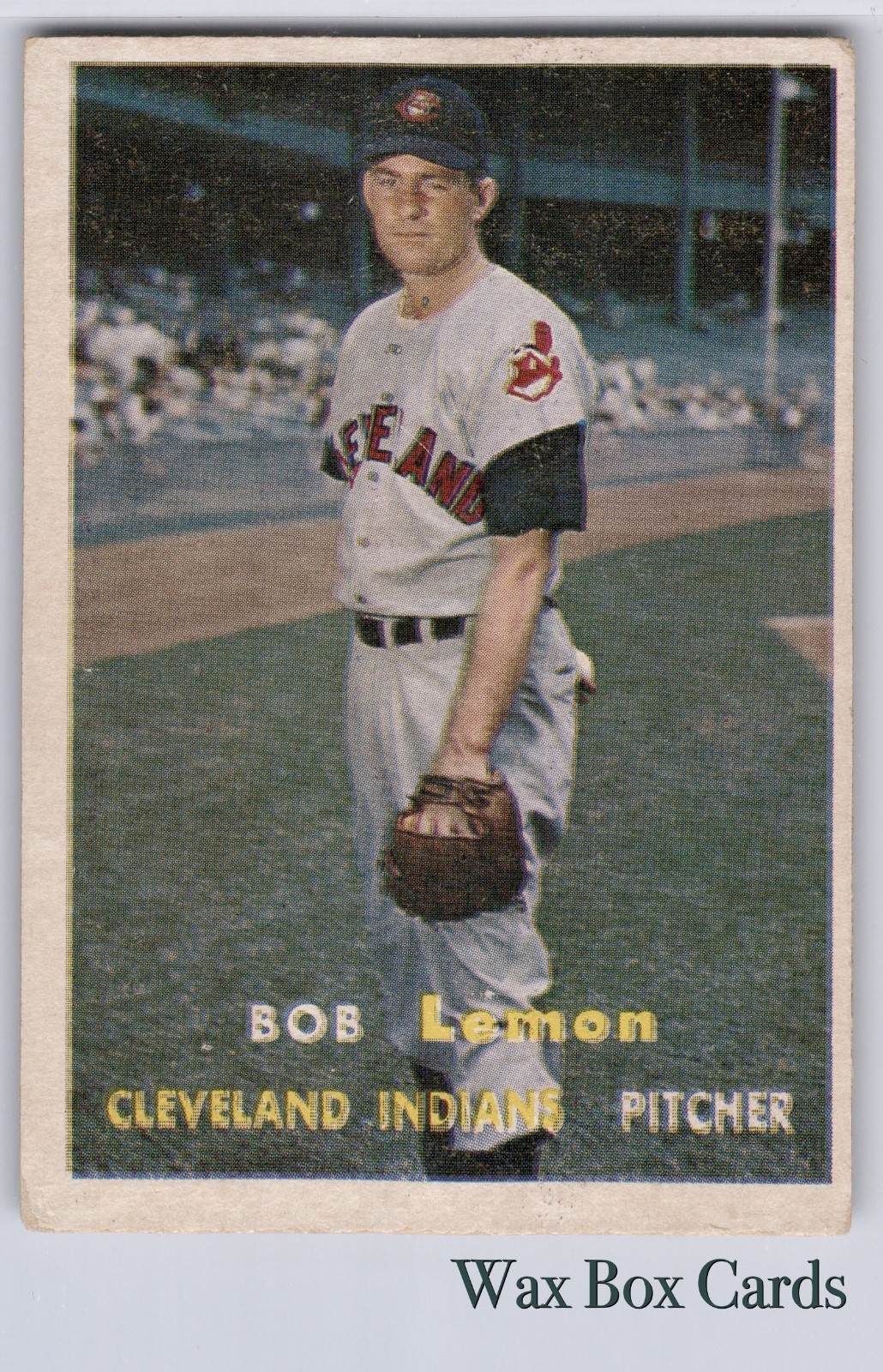 1957 Topps #120 Bob Lemon VG SET BREAK