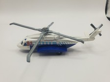 2009 Matchbox Skybusters Sikorsky S-92 SB-81 Helicopter Blue