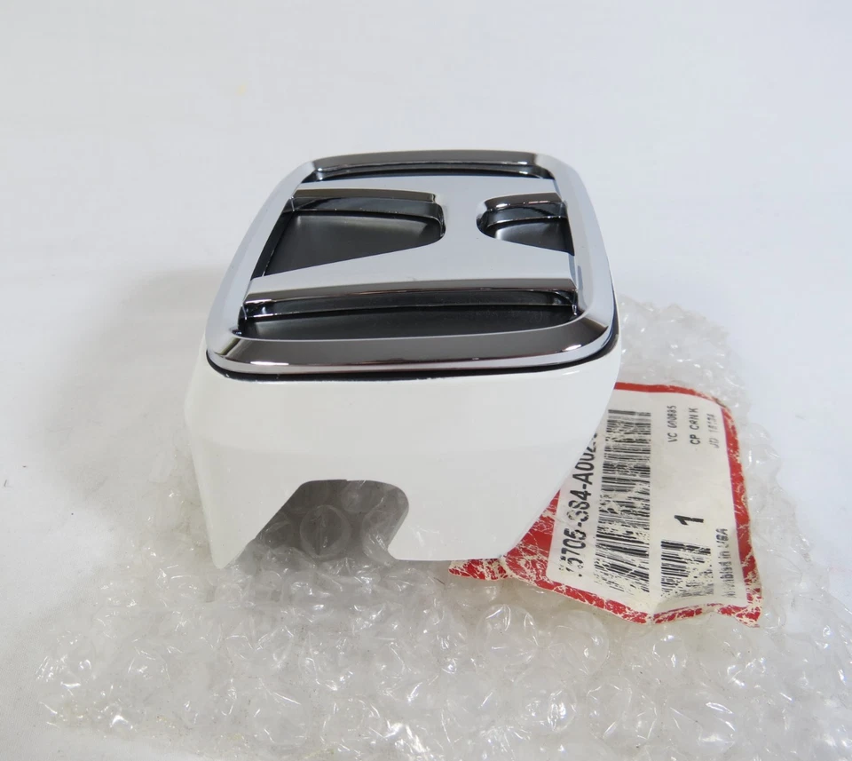 Honda Accord 1998-2000 sedán emblema delantero rejilla tafetán blanco insignia original OEM Foto 4 de 4