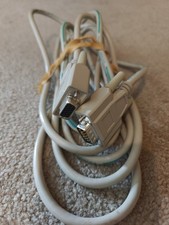 Serial Cable Male to Male DB9 9 Pin RS232 M-M COM Port Wire, 6 ft.