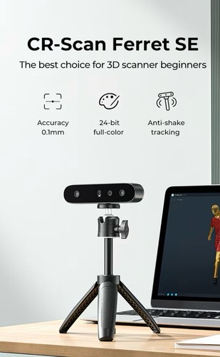 Creality 3D Scanner CR Ferret SE for 3D Printing Upgrade Handheld Scan 30 FPS
