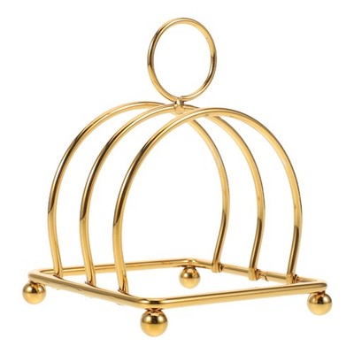 Toast Holder: Bakeware Toast Bread Rack - Vertical Stainless Steel Stand -