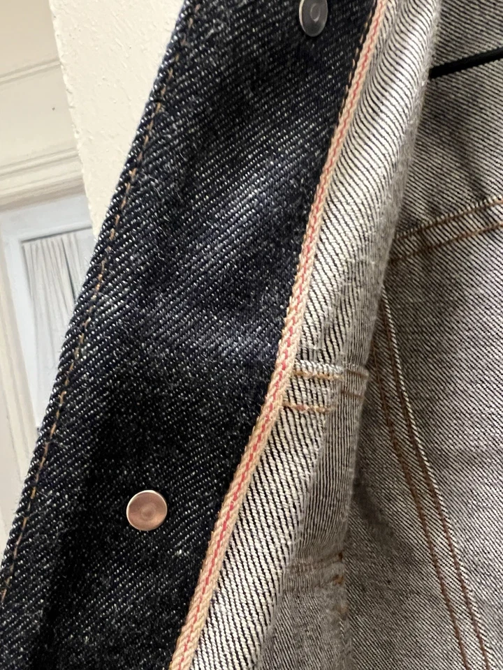 A.P.C. Size M SelvedgeCotton Denim Jacket - Image 3 of 4