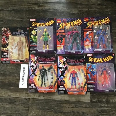 Marvel Legends Spider-Man The Spot/Spider Boy/Chamaleon/Kaine/Electro Lot of 7