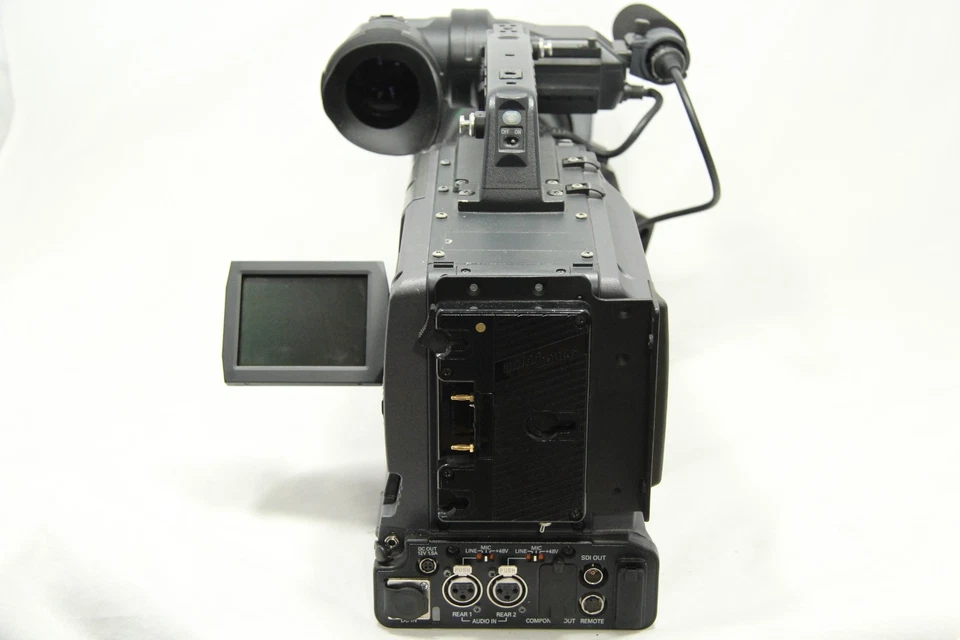 Panasonic AJ-HPX500P P2 Camcorder with Canon J20a x 8 B4 IRS w 2x extender lens - Image 4 of 4