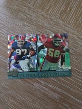 1993 Pro Set College Connections Prism #CC6 Derrick Thomas Cornelius Bennett 
