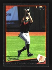 Nate Schierholtz San Francisco Giants 2009 Topps Black #574 SN /58