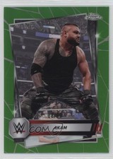 2025 Topps Chrome WWE Green Refractor 8/99 Akam #31 1pc3